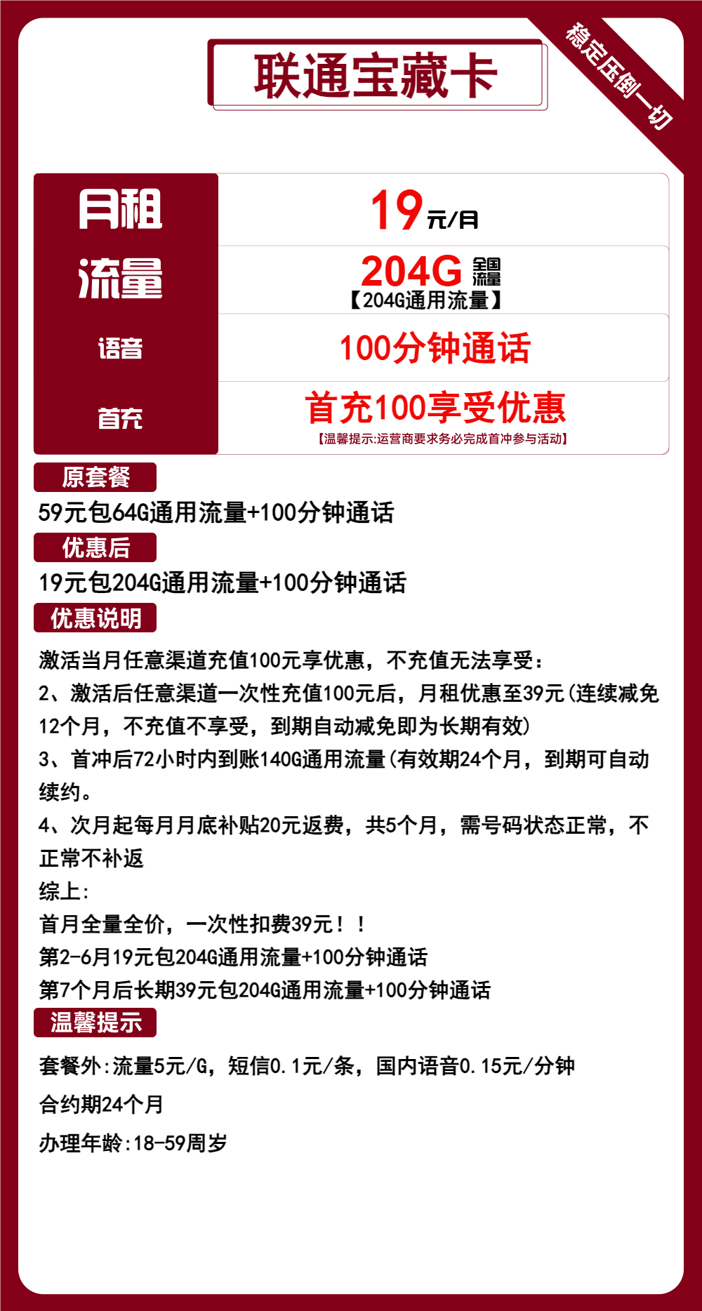 联通流量卡19元套餐有哪些？联通卡19元200g流量卡申请入口！